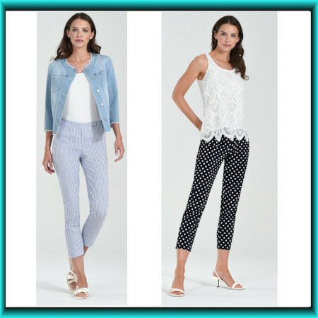 Bella 09 7/8 dames zomerbroeken 52642/51560