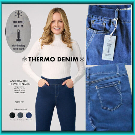 Angelika thermo denim jeans L 30 kennismakings aanbieding: 79,95 nu voor 69,95