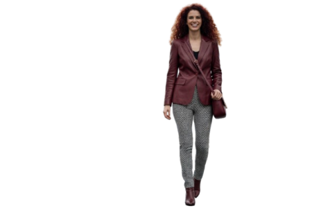 52625 Rose dames winter ruit broeken