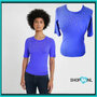 Tshirt kobalt  gratis bij besteding vanaf € 60,00