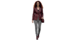 52625 Rose dames winter ruit broeken 